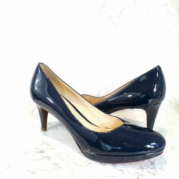 cole haan blue pumps